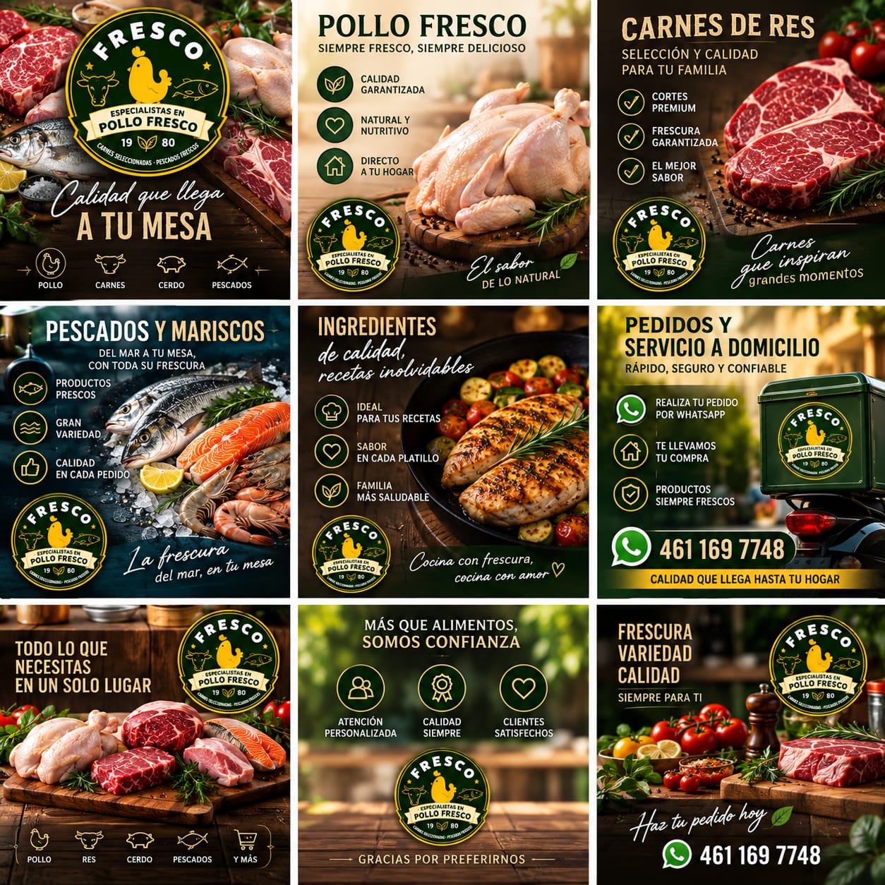 Presentación de productos FRESCO